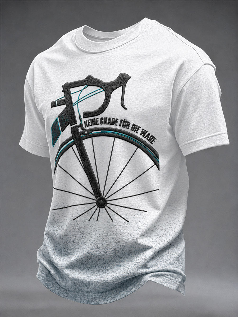 Herren-T-Shirt KEINE GNADE FÜR DIE WADE mit kurzen Ärmeln