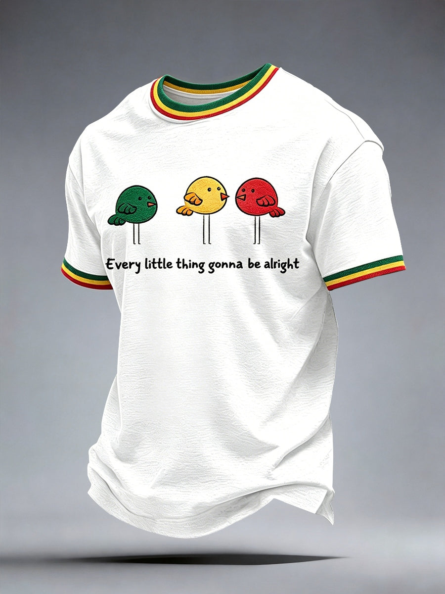 Herren-T-Shirt mit Reggae-Musik