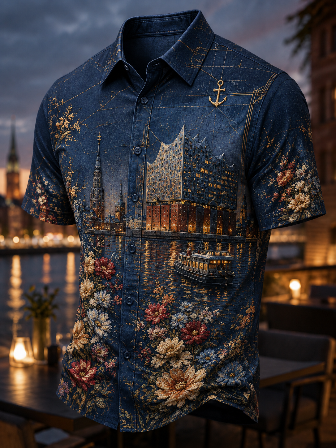 Herren-Art-Shirt aus Deutschland in Hamburg, kurzärmelig