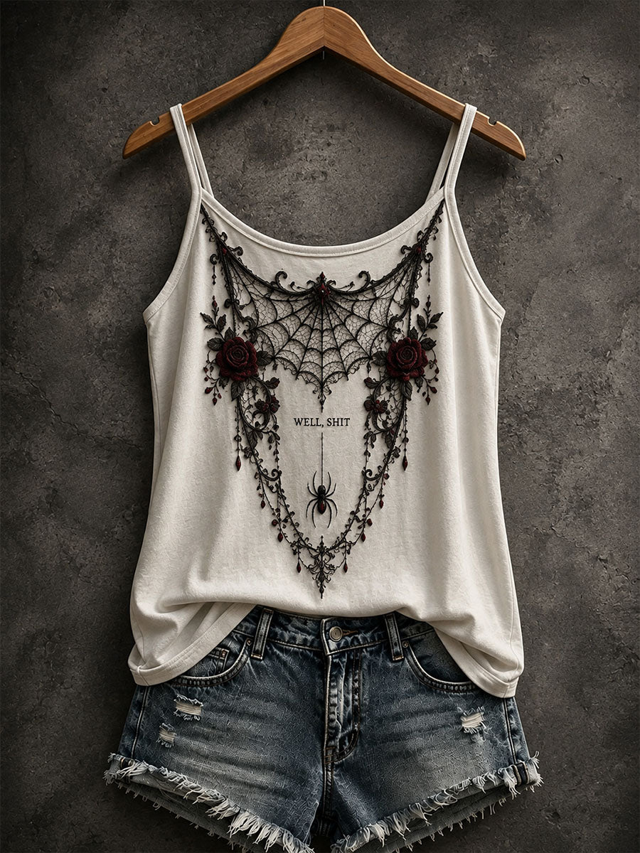 Damen-Gothic-Top ohne Ärmel