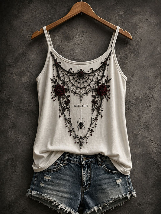 Damen-Gothic-Top ohne Ärmel