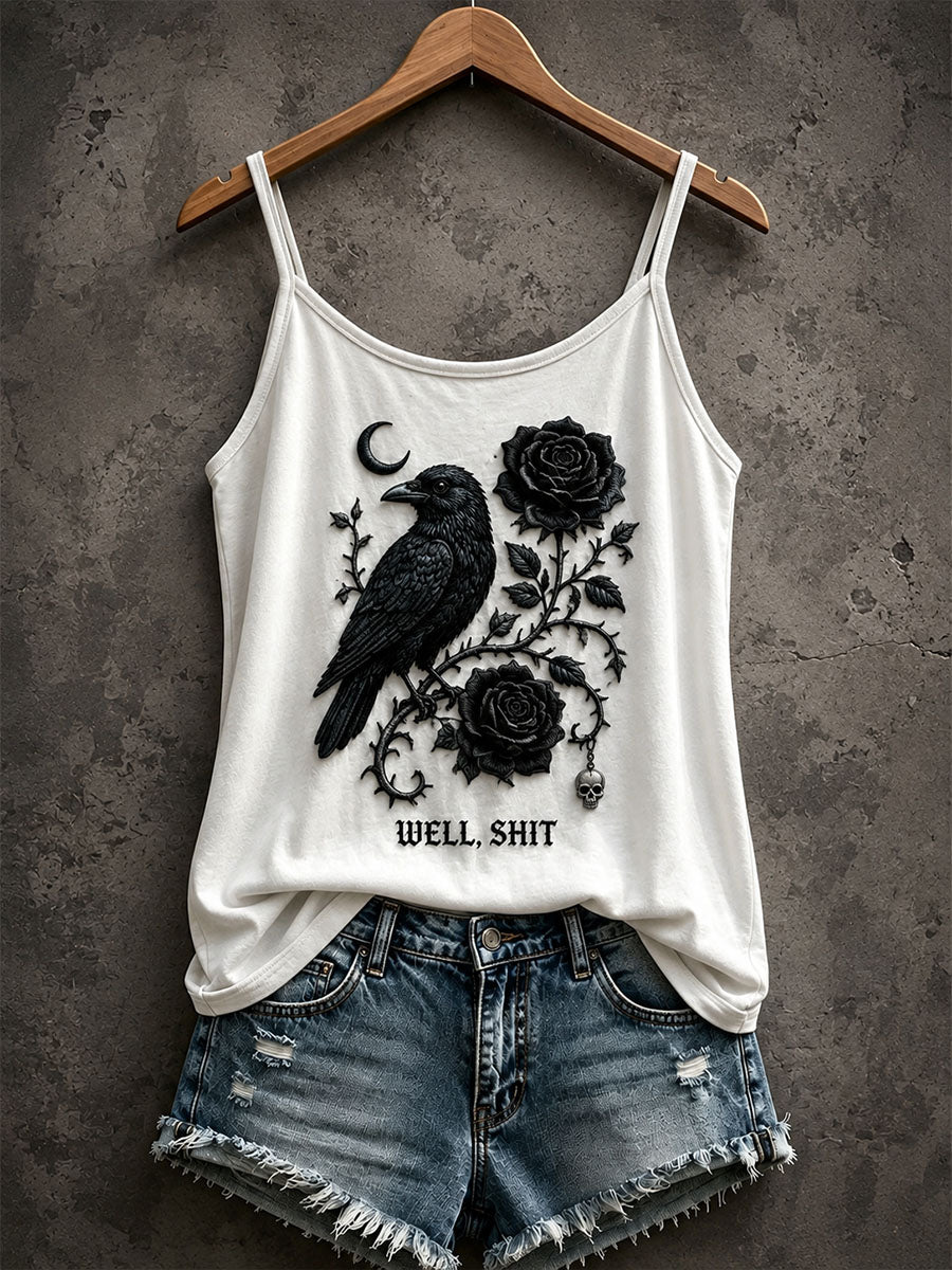 Damen-Gothic-Top ohne Ärmel