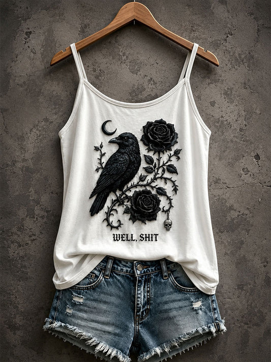 Damen-Gothic-Top ohne Ärmel