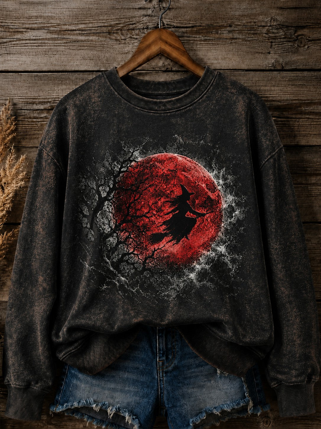 Damen Halloween Bedrucktes Sweatshirt