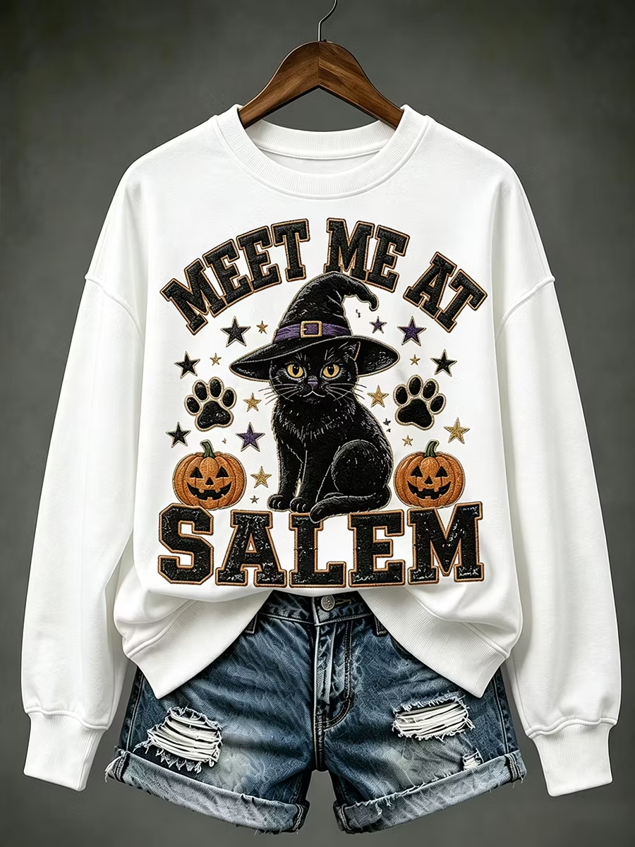 Frauen treffen mich bei Salem Regular Sweatshirt