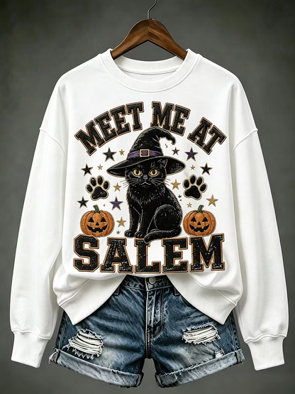 Frauen treffen mich bei Salem Regular Sweatshirt