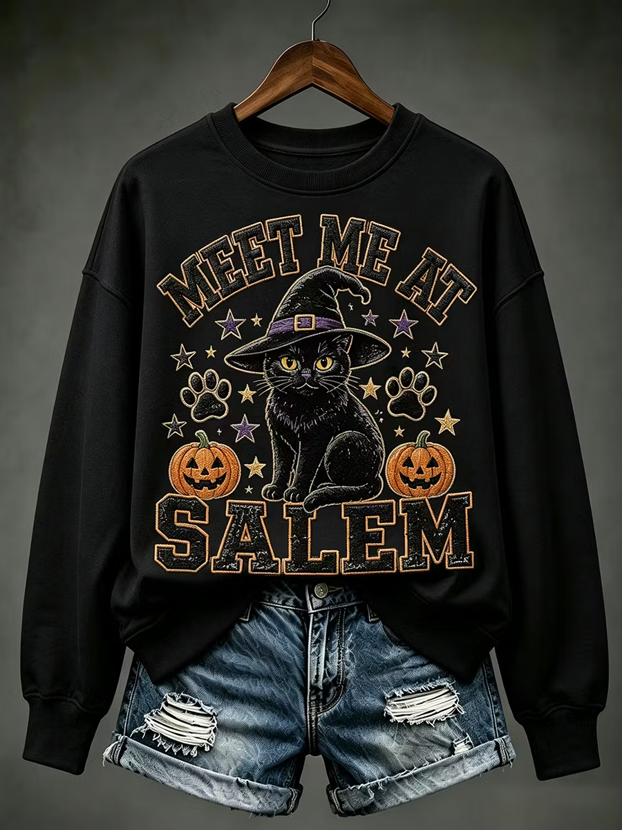 Frauen treffen mich bei Salem Regular Sweatshirt
