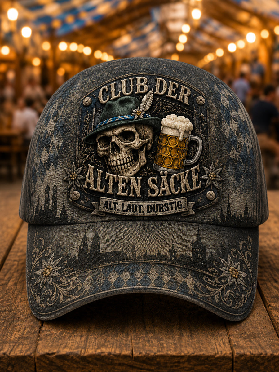 Unisex-Oktoberfest-München-Lustige Mütze mit Bierliebhaber-Slogan