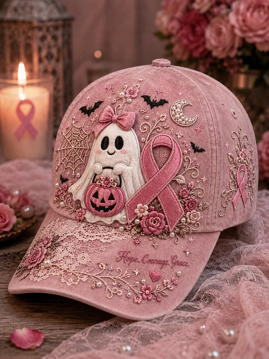 Unisex Im Oktober tragen wir Pink Halloween-Pink Geisterhut