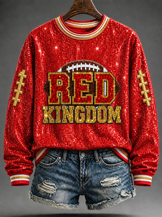 Frauen Fußball-Spieltag Geschenk für Fußballfans regelmäßige Sweatshirt