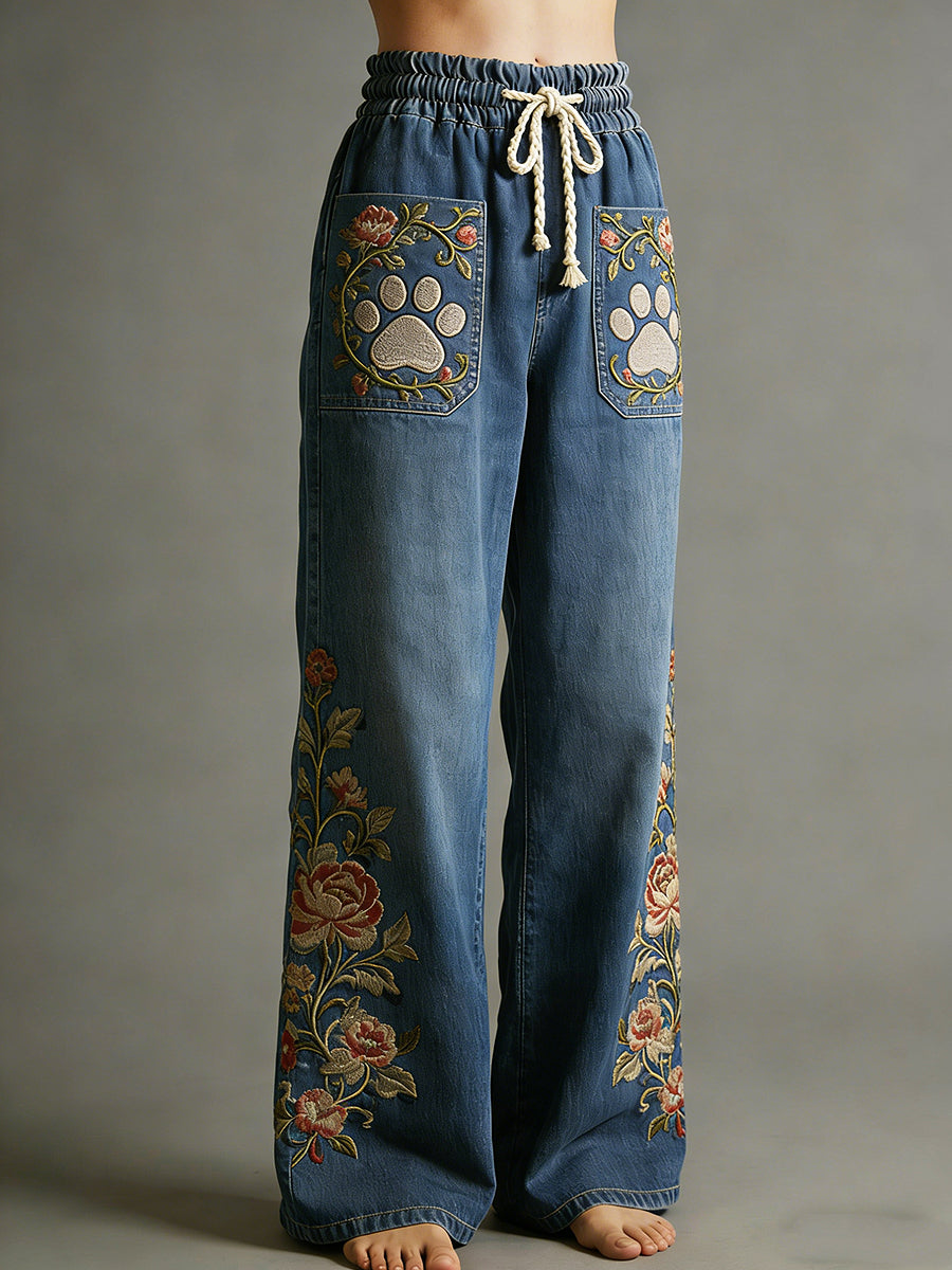 Damen-Tier-Kunst-Druck-Hose