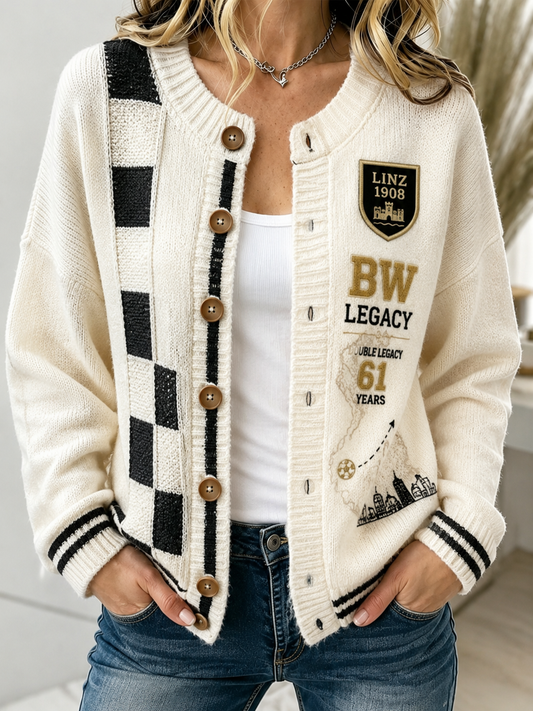 Damen-Strickjacke im Cardigan-Stil von Lask Linz