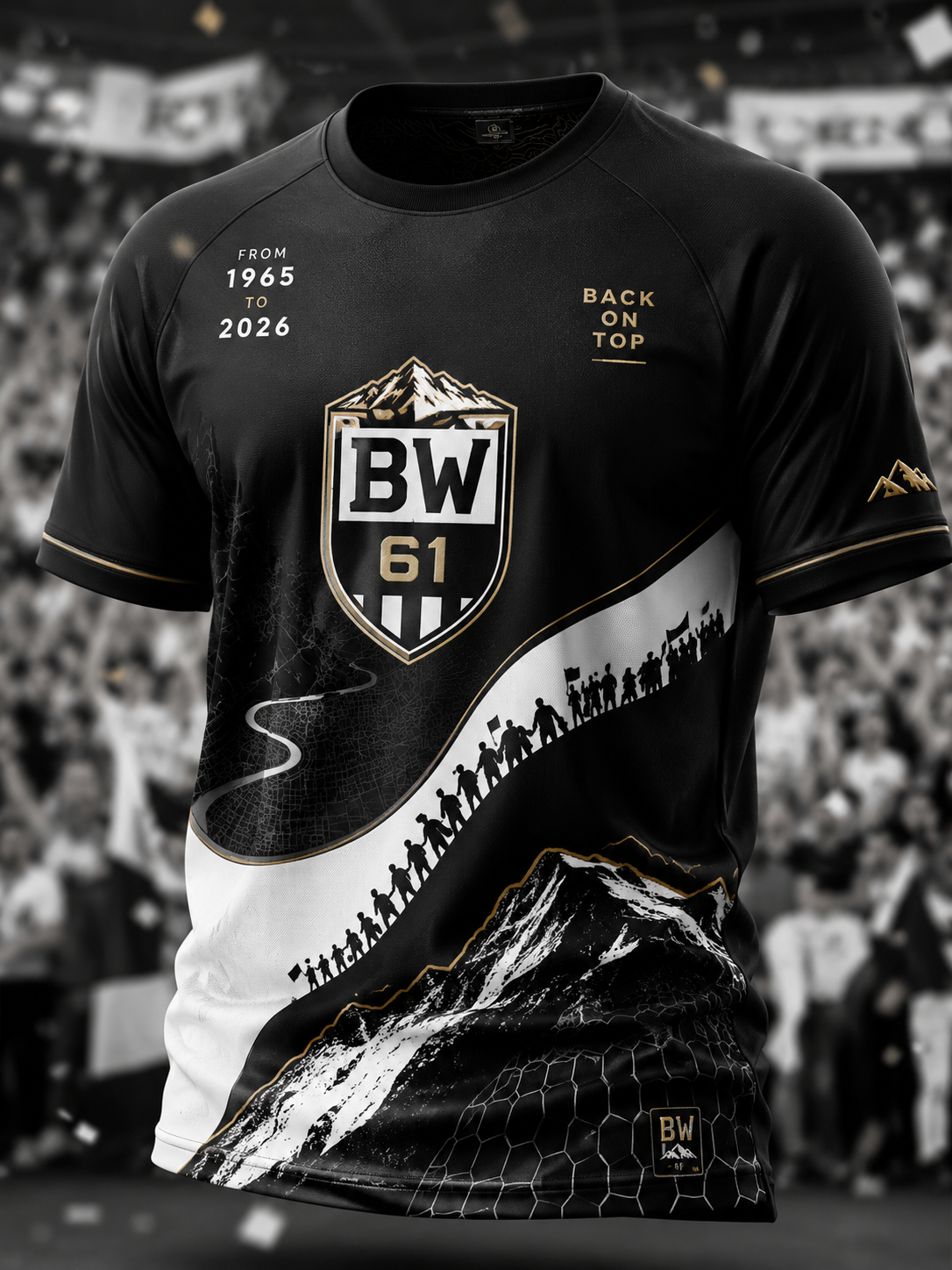 Herren-LASK Linz-T-Shirt mit kurzen Ärmeln