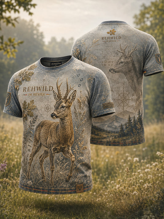 Herren-T-Shirt mit Kurzarm zur deutschen Jagdsaison