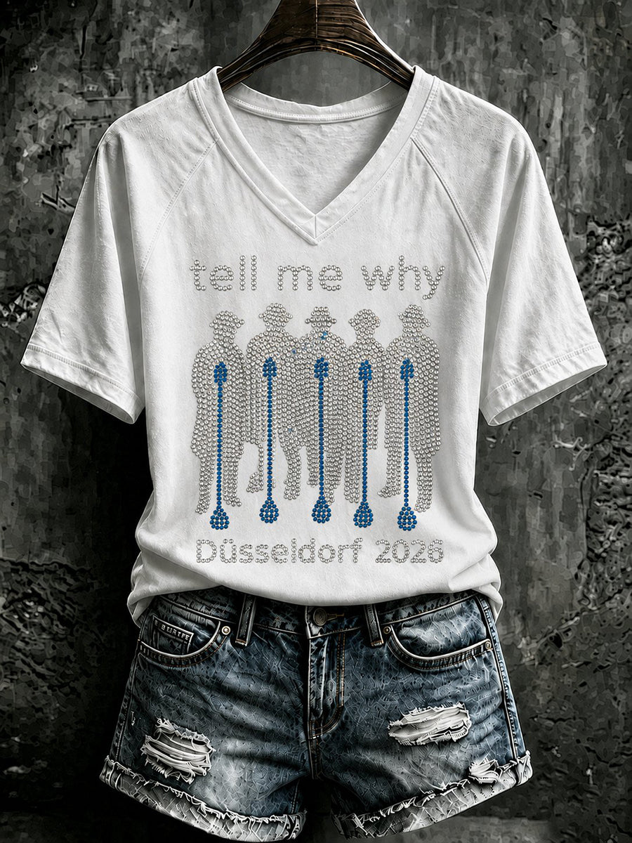 Damen-T-Shirt im Retro-Stil der 90er-Jahre, inspiriert von Musik