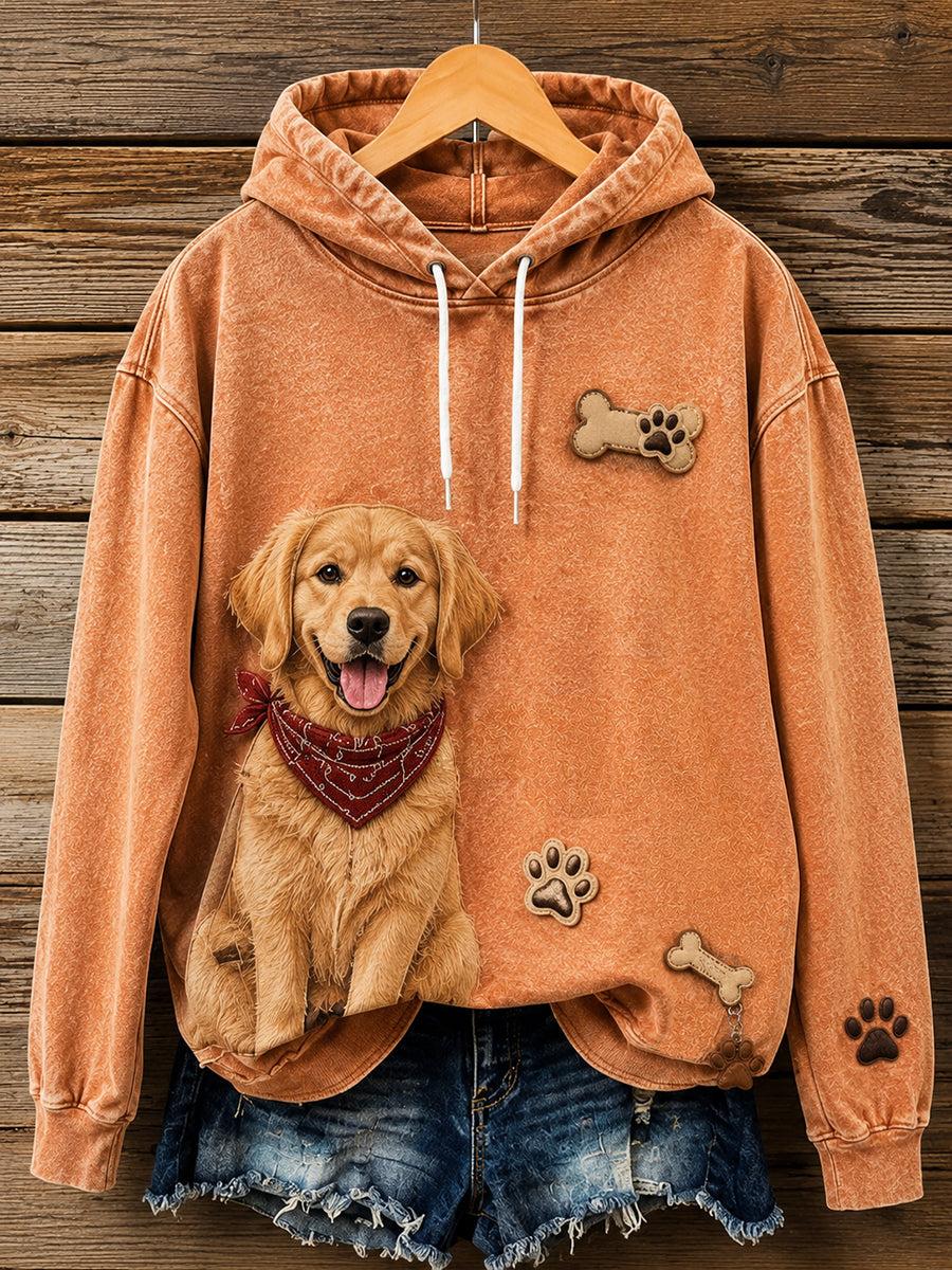 Frauen Spaß Tiere Bedrucktes Sweatshirt