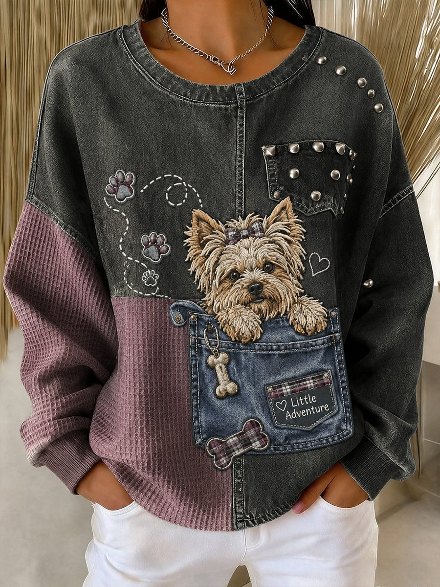 Frauen Spaß Tiere Sweatshirt