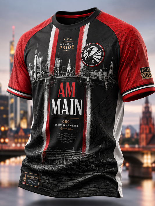 Männer Eintracht Frankfurt Kurzarm T-Shirt