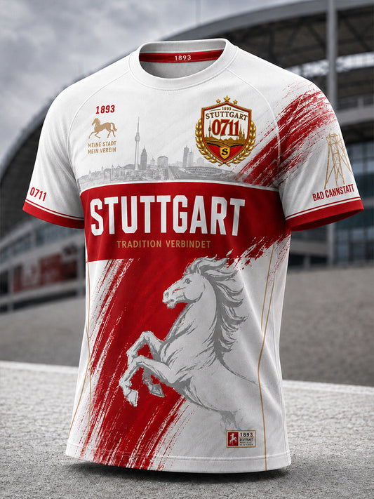 Herren-T-Shirt mit kurzen Ärmeln