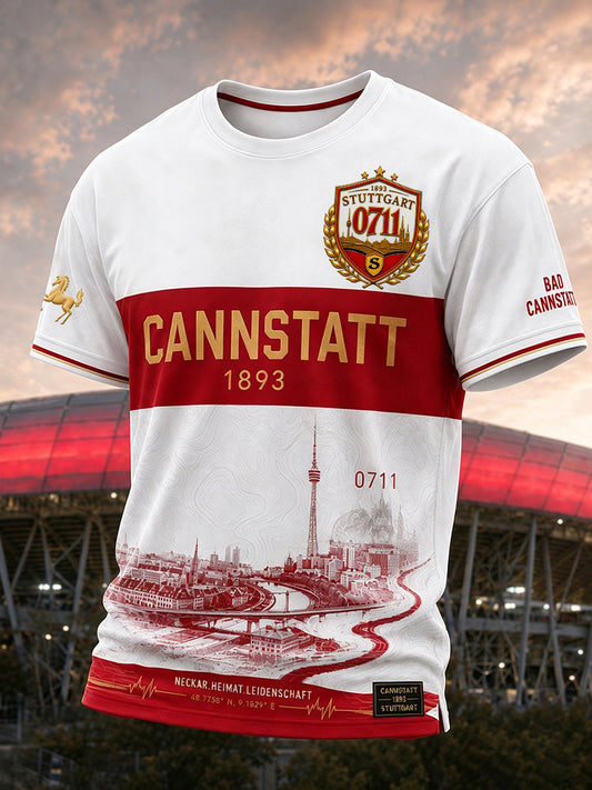 Herren-T-Shirt mit kurzen Ärmeln