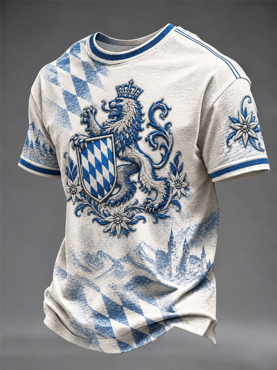 Herren T-Shirt mit bayerischem Druck