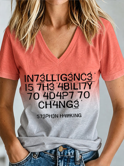 Frauen-T-Shirt mit witzigem deutschen Slogan-Print