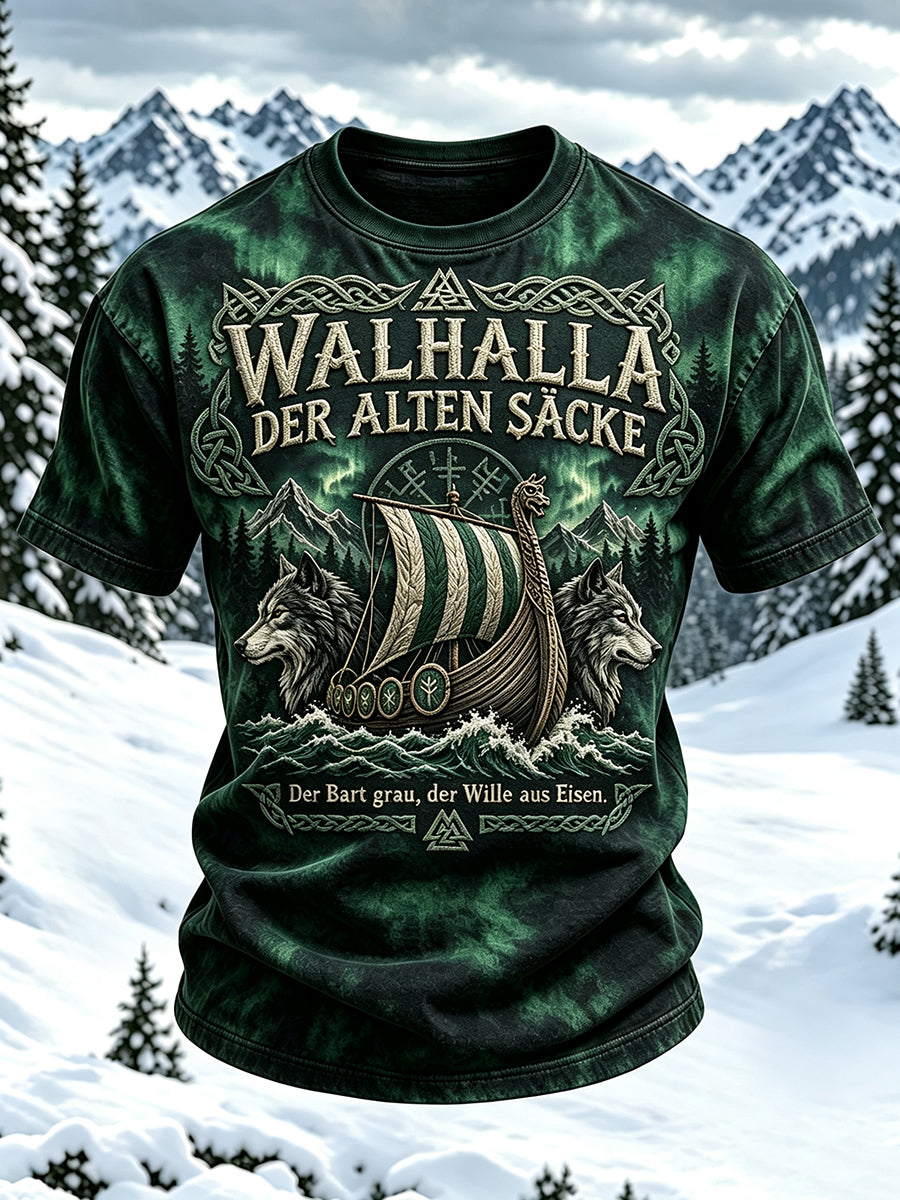 Herren-T-Shirt im deutschen Wikingerstil