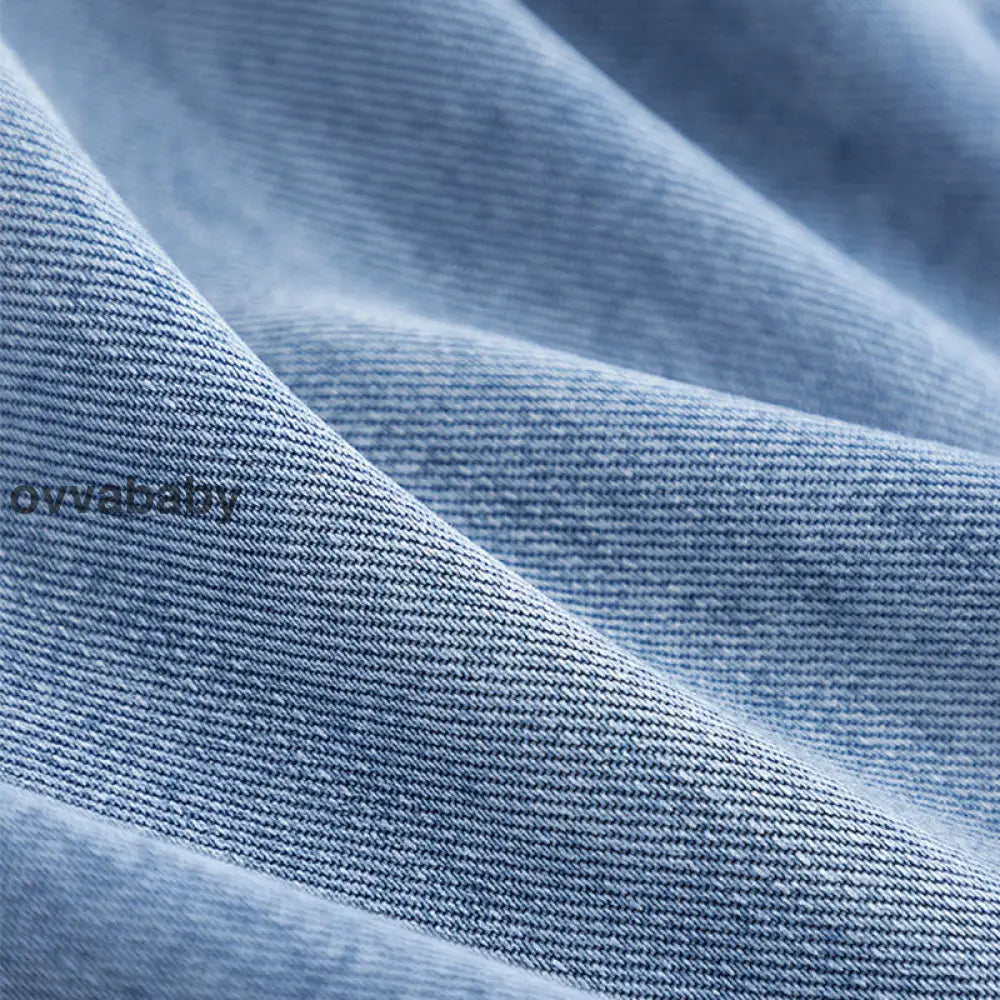 🥰 zeitlich begrenztes preisliches Angebot 🥰Mittellanger Trenchcoat mit Denim-Jeans-Nähten Oberteile